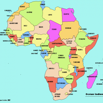 Afrique map clic